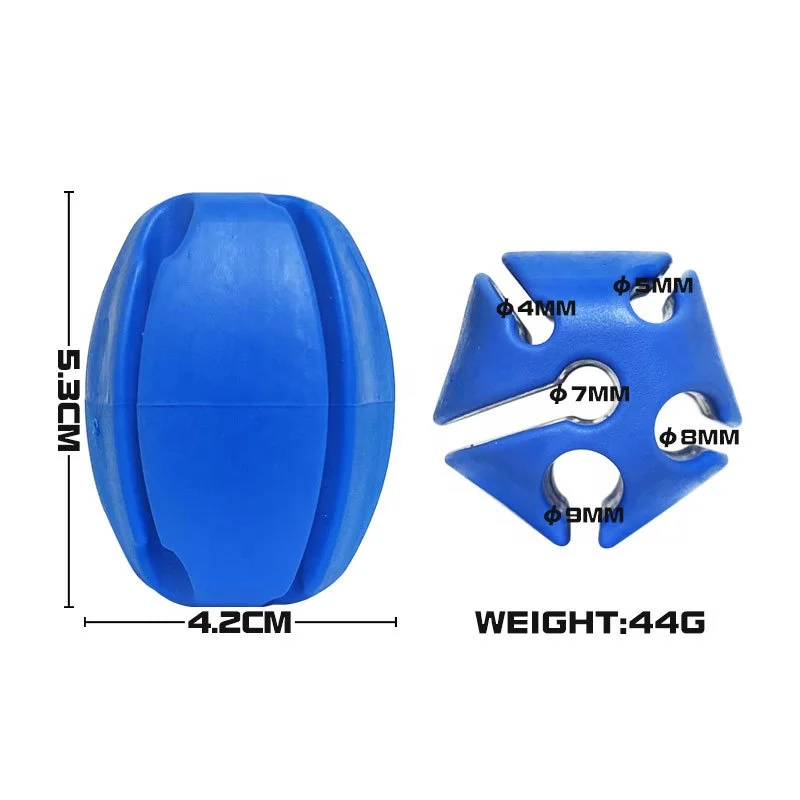 Portable Soft Flexible Rubber Fishing Rod Ball Fishing Pole Binding Clip