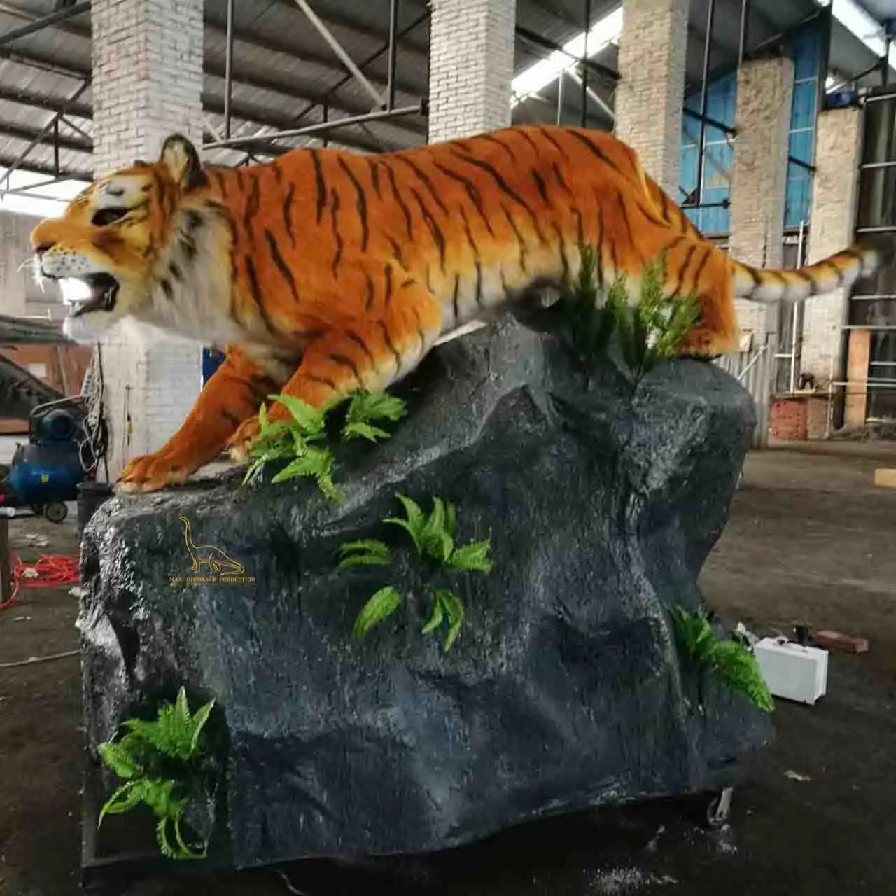 Customize Simulation Models Animatronic Tiger Life Size Tiger for Animal Park