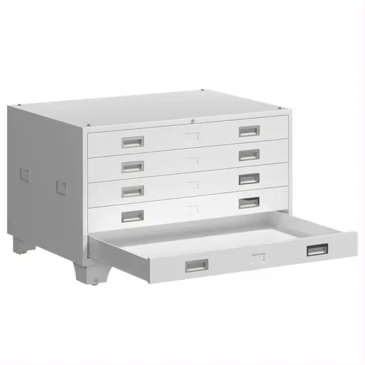Compact Mobile Archive Cabinet Metal Map Flat Cabinet