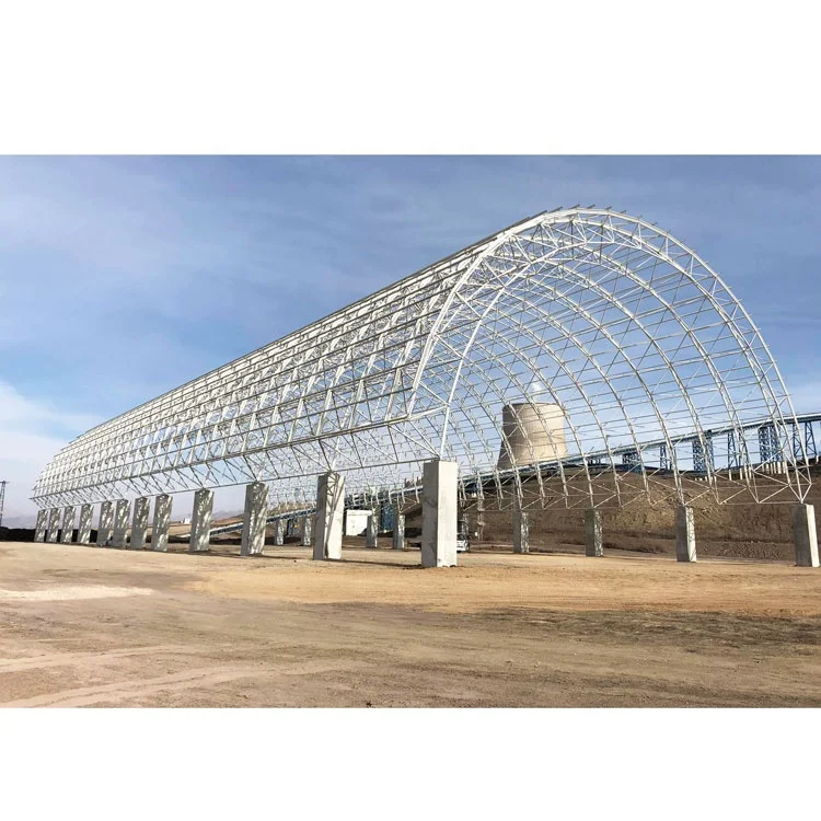 Xuzhou LF-BJMB Steel Dome Structure Industry Warehouse arch coal shed
