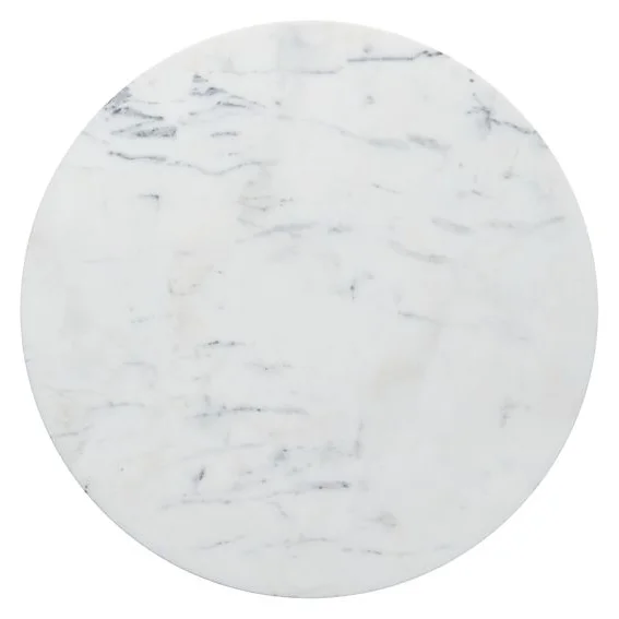 Custom cut marble coffee table