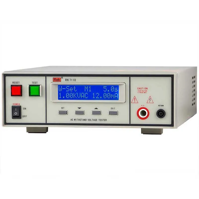 wholesale good quality  Rek RK7110 AC dc Programmable withstanding voltage tester hi-pot tester / PLC Interface
