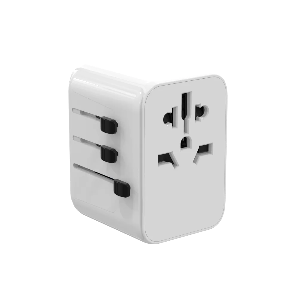 Newest technology Electrical Plug Socket USB Travel Adapter Worldwide Charger Type-C port 4 USB universal Adaptor