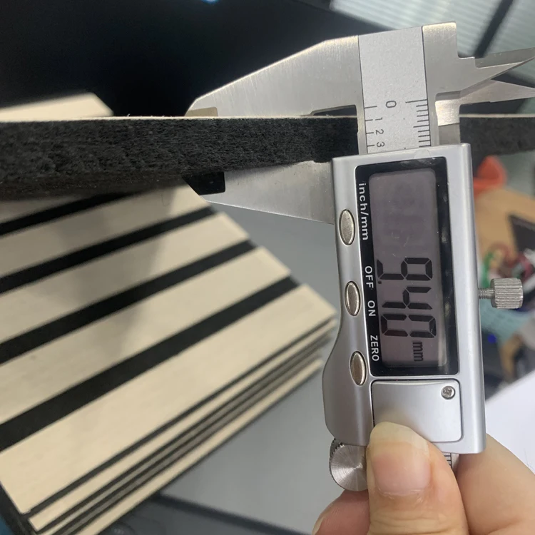 Eco Friendly natural oak acoustic slat wall panels mdf acoustic panel wooden veneer wood panel For Wall And Ceiling