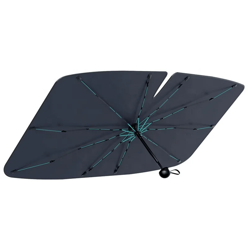 Customized LOGO Car heat Insulation Sunshade Heavy Quality UV protection Windshield cover Umbrella Front Windshield Sun shade