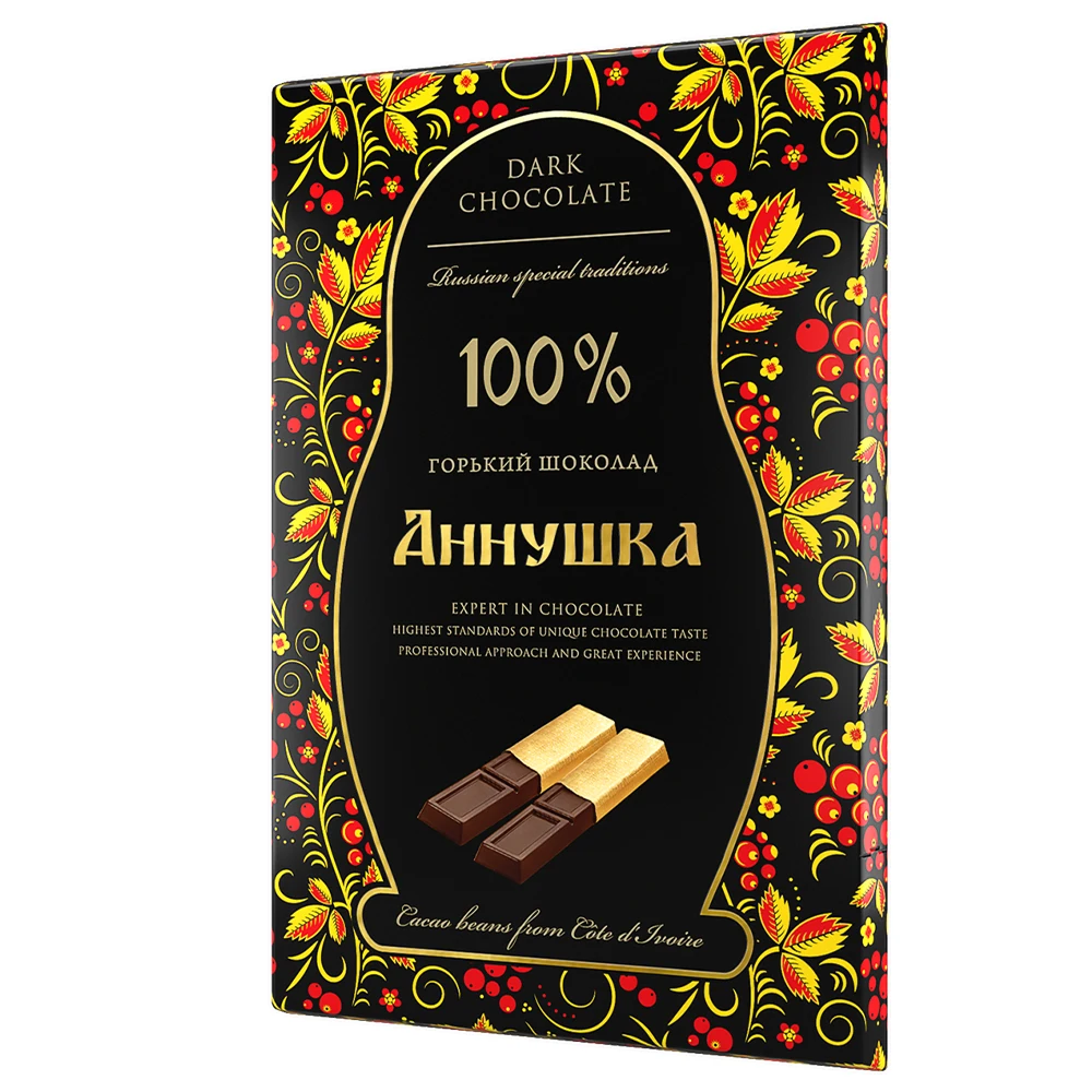
Annushka Bitter chocolate sticks 100% cocoa 
