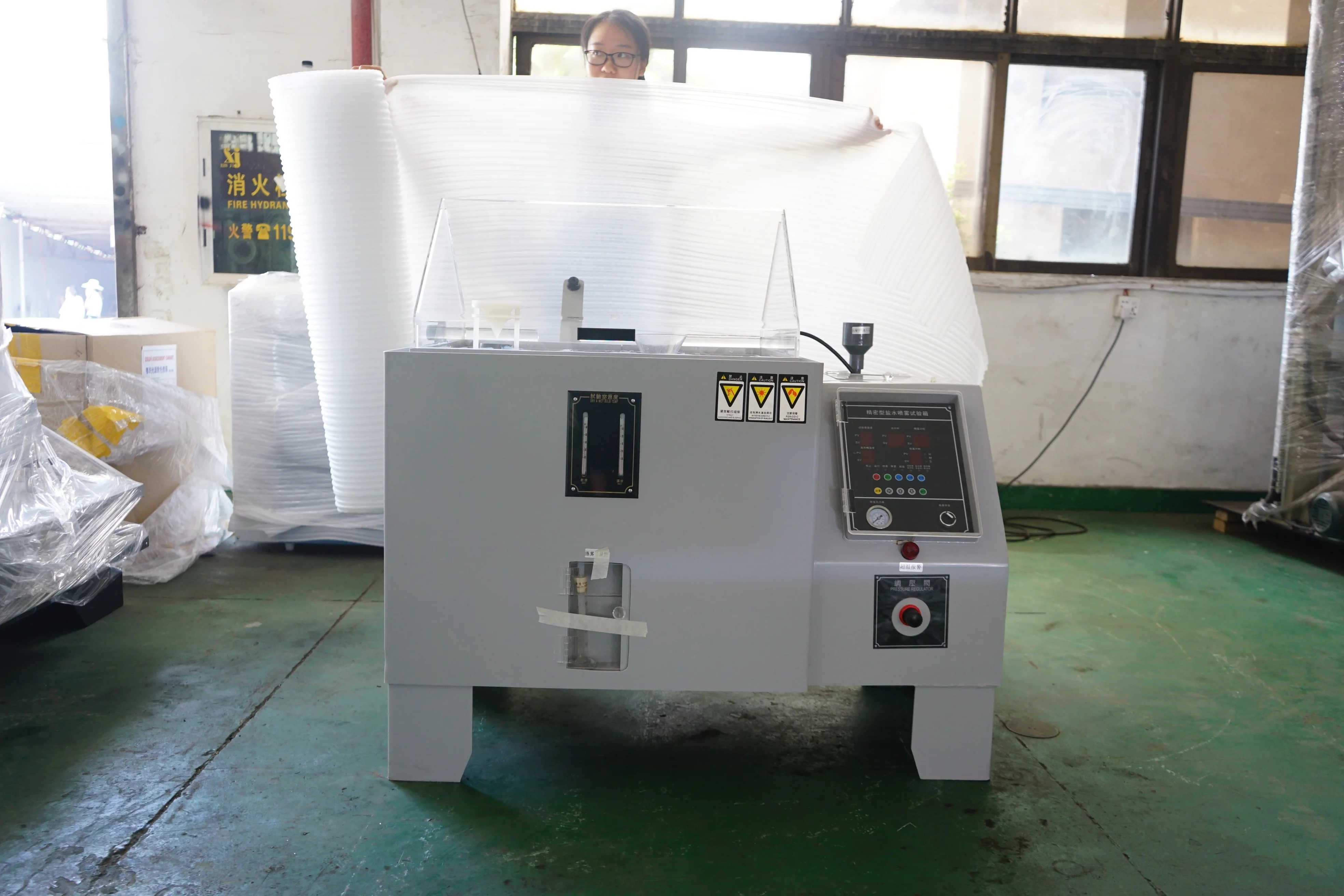Touch screen electronic inspection Lab Volume 120L Salt spray corrosion chamber for Electronic test