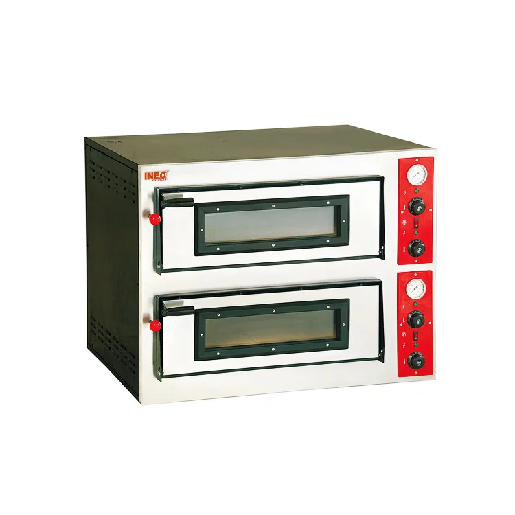 High Quality Pizza Hut Restaurant Industrial Baking Equipment Double Deck Commercial Electric Pizza Oven
