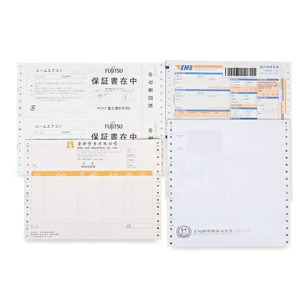Customize Factory OEM 3 Ply Carbonless Paper Dhl Air Waybill Carbonless Printer Paper