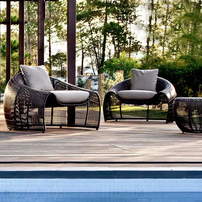 Hotel Garden Sets Villa Resort Garden Sofa Set Outdoor Furniture Set Hotel Patio Outdoor Sofa Garden Outdoor Sofa