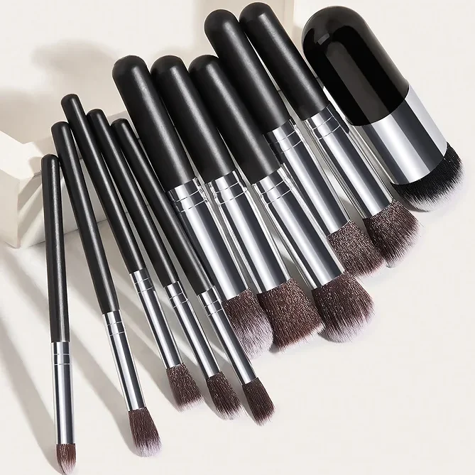 Fashionable Personalized Handle Make Up Brush Private Label Bushes Cosmetic Makeup Brush Set