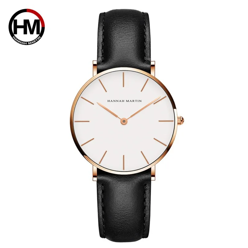 HM-CB36 high Quality ladies simple watch Japanese movement waterproof belt women watch