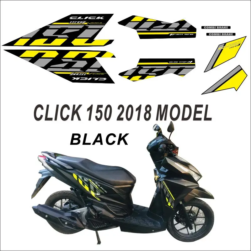  Используйте для honda click 150i 2018 декоративные наклейки на мотоцикл и автомобиль весь