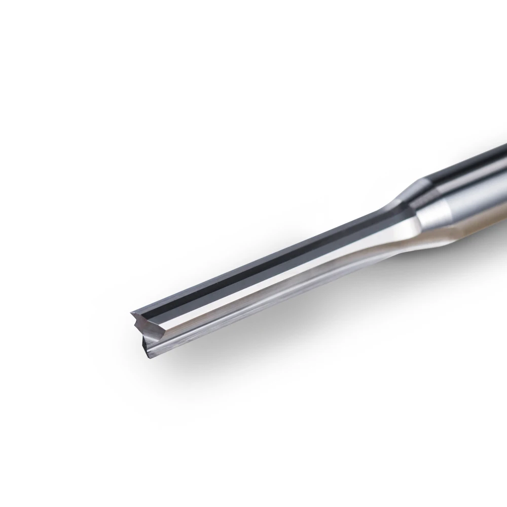 Manufacture Custom Solid Carbide Router Bits 2 Flutes Milling Cutter Grooving Straight End Mills for Wood