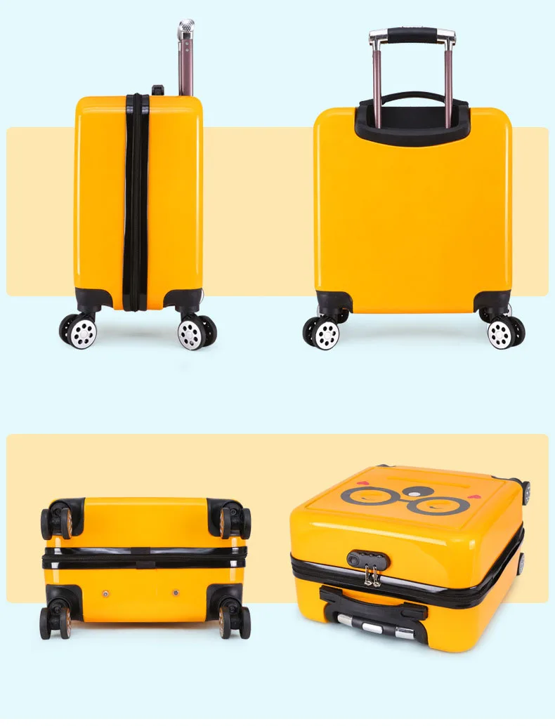 Cute Kids Small Durable Portable Waterproof Suitcase Cases Trolley Travel Bags