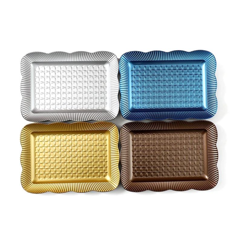 Cheap Price Factory Sales 13 Inch Solid Square Silver Gold Plastic Wedding Charger Plate