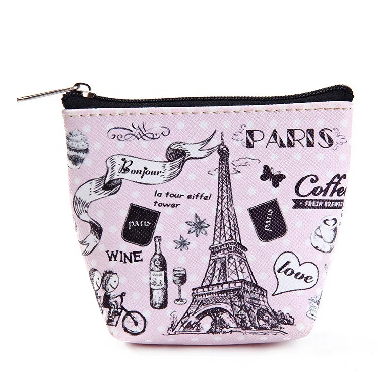 Customized Souvenirs Cities Paris  PU Kids Wallet