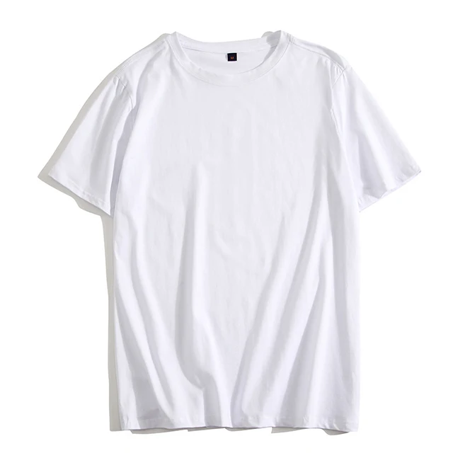 cotton bamboo spandex oversize blank t-shirt