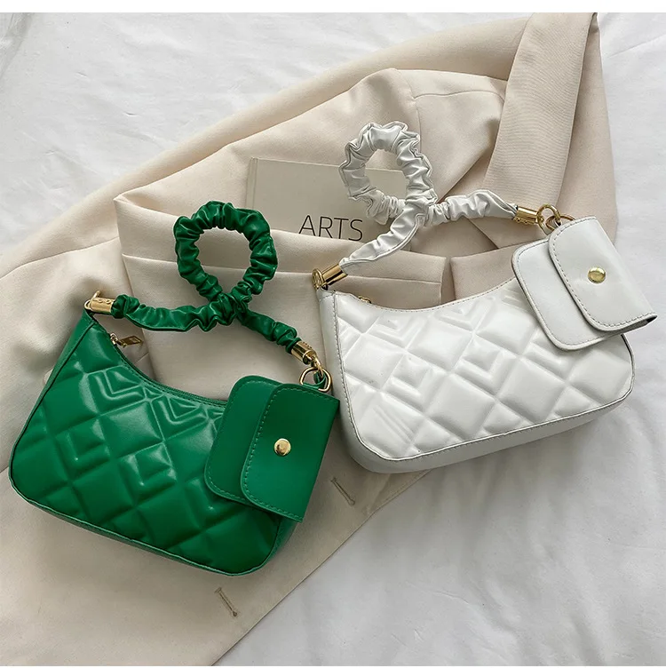 Designer Shoulder Underarm Bags With Mini Purse Puff Pleated Casual women handbags ladies shoulder