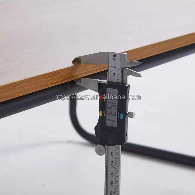 Korean-style Simple Low Height Long Coffee Table With Metal Legs