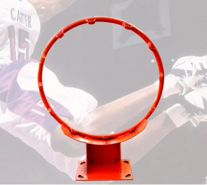 
Professional school steel basketball ring stand with net 