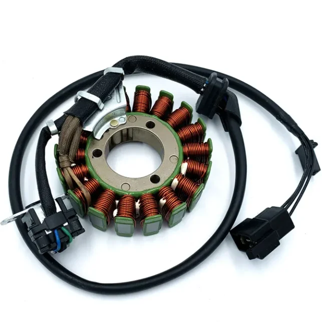 Ignition coil/stator/rotor of motorcycle engine