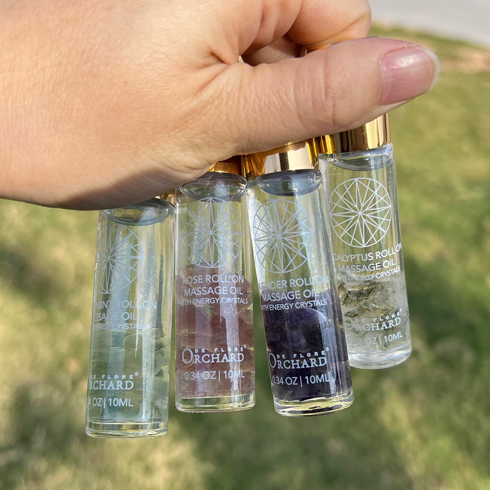 2024 New Private High Quality Pure Natural Extract Massage Essential Oil Soothe Body Peppermint Eucalyptus Roll On Massage Oil