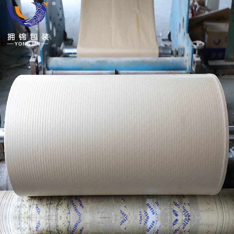 Custom Printed Fiber Reinforced Water Activated Brown Paper Tape Jumbo Roll