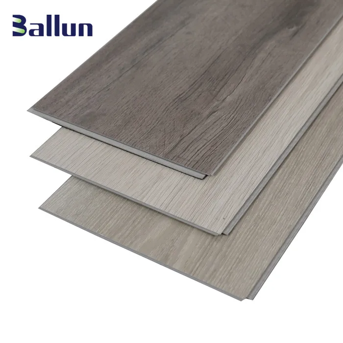 5mm with 1.5mm IXPE SPC Luxury   plastic floor tile oak  plastic floor tile oak 4mm stone click vinyl spc flooring