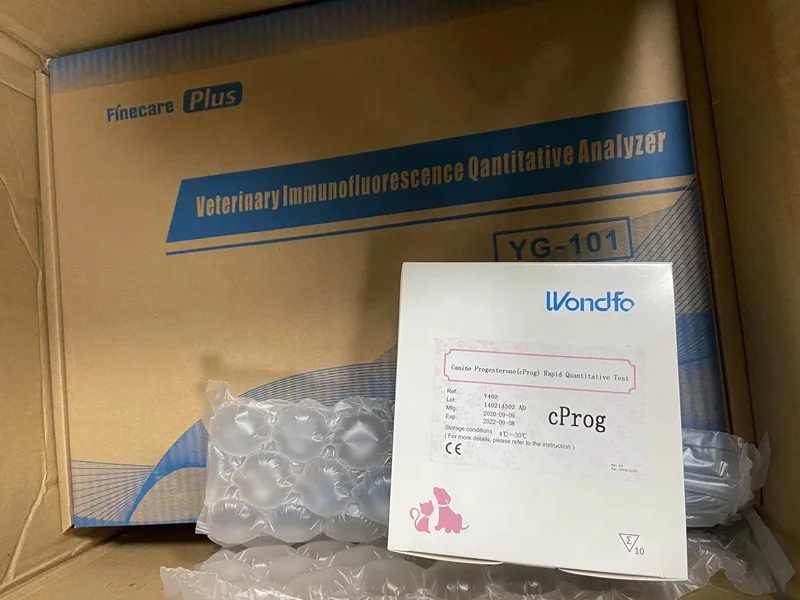 Veterinary Wonfo Fine care Reagents Canine Prog Test Machine YG-101 wonfo progesteron machine