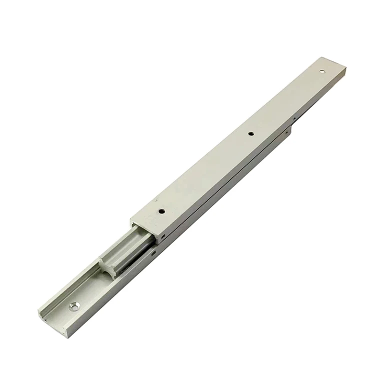 20mm wide 16mm thick ball bearing industrial telescopic slide Light load aluminum alloy slide load 15KG