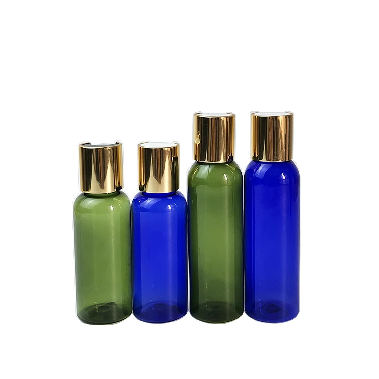 Hot Sale Shampoo Bottles Empty 100ml 150ml 250ml 500ml PET Plastic Container with Disc Top Cap Hair Gel Lotion Bottles