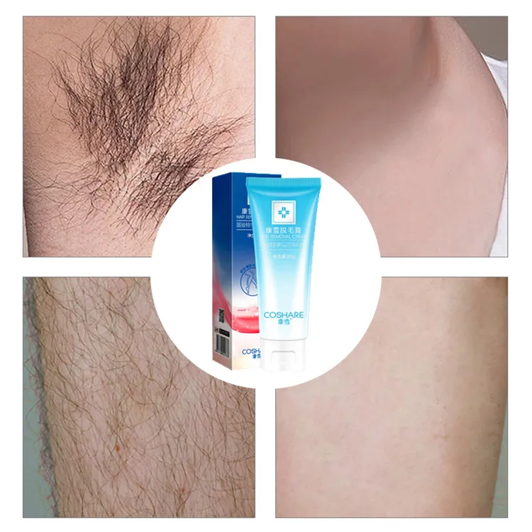 Fast Shipping Unisex Hair Removal Underarm Leg Hair Removal Cream for Men Women   custom   logo   gentle  move  hair