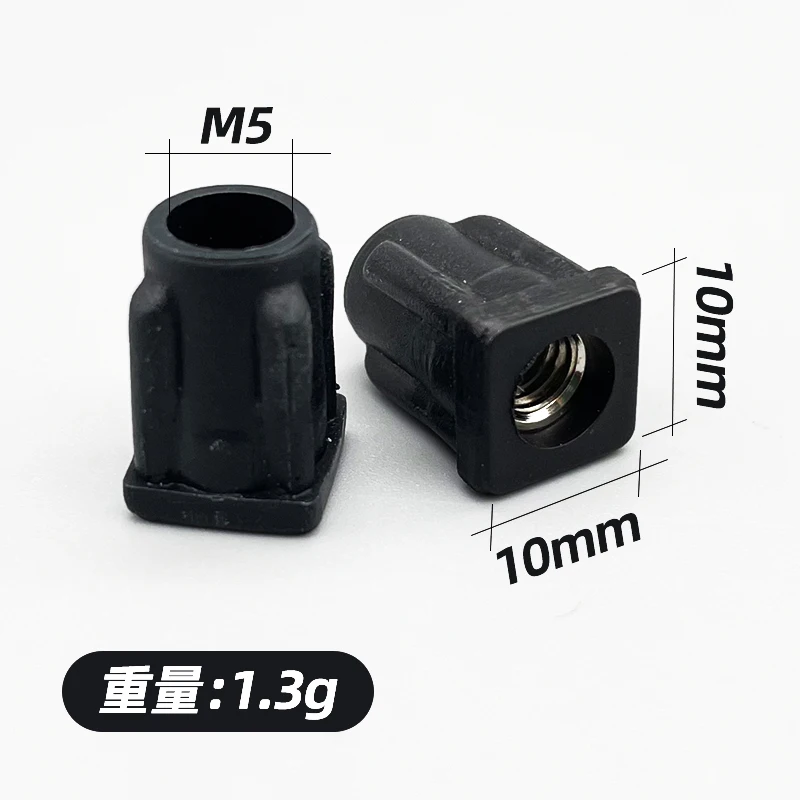 Прямая продажа от китайского производителя, регулируемая вставка для ножек 10*10 для квадратной стальной трубы