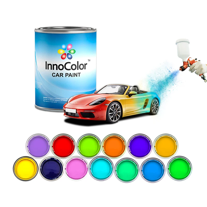 Car Refinish Spray Paint Metal Automotive Supply 2K 1K Acrylic Auto Base Paints