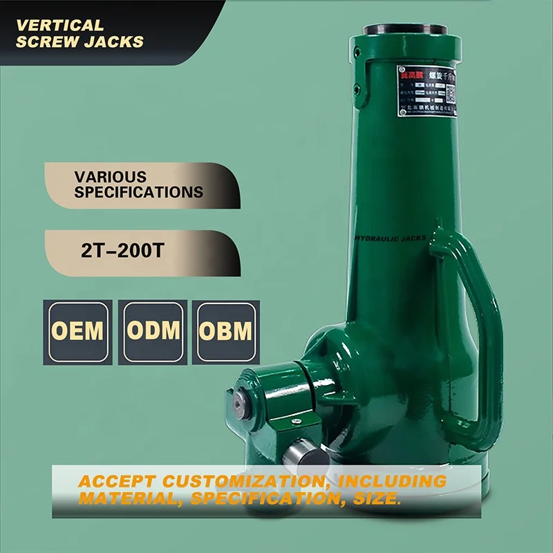 5Ton 45# Steel Small Manual Screw Jack Heavy Duty Hydraulic Bottle Jack/Stand Container Lifting For Car