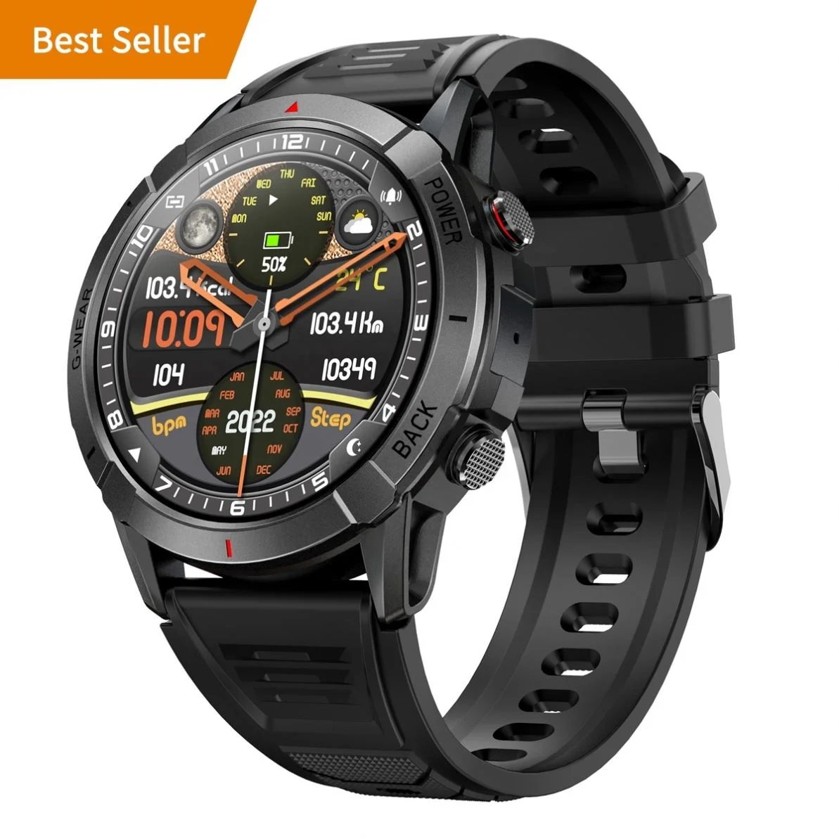 NX10 IP68 Waterproof 1.43 Inch AMOLED Sport Smart HD Large Screen BT Calling Full Round Screen Watch Smartwatch 2023