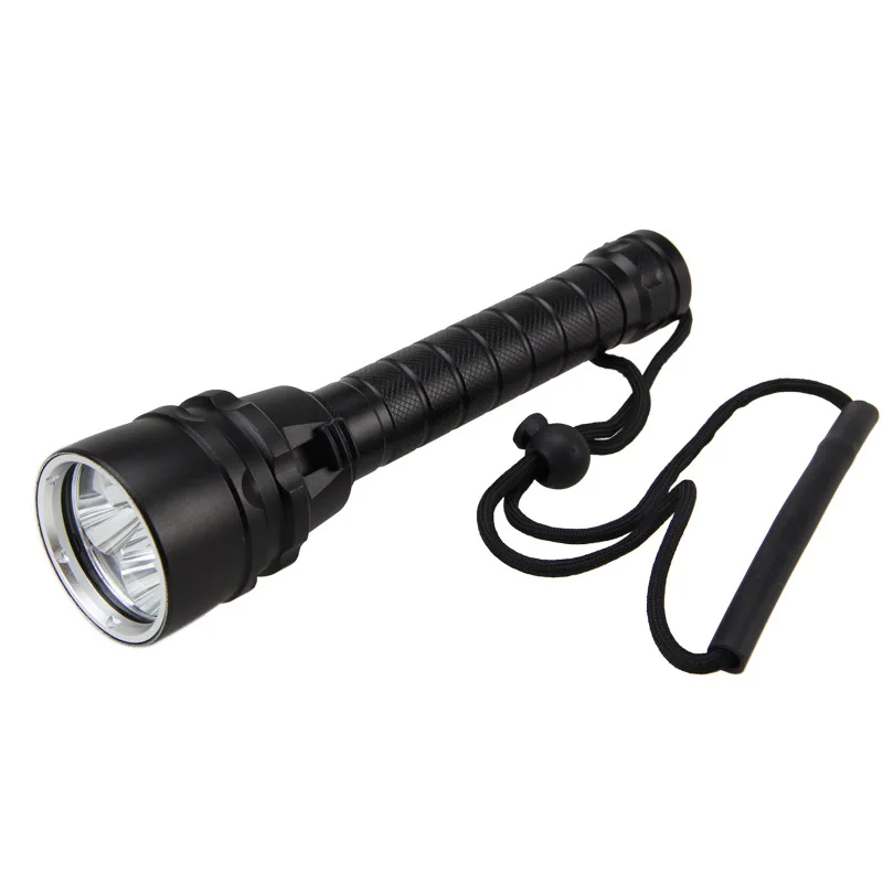 Underwater 80M IP68 Waterproof 18650 Aluminum Dive Torch Light Rechargeable LED Scuba Diving Flashlight
