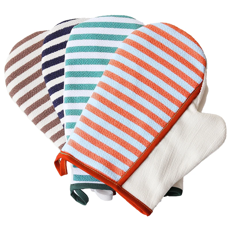 JIESHEN100% Natural Body Exfoliating Mitt Glove Body  Bath  courtly style