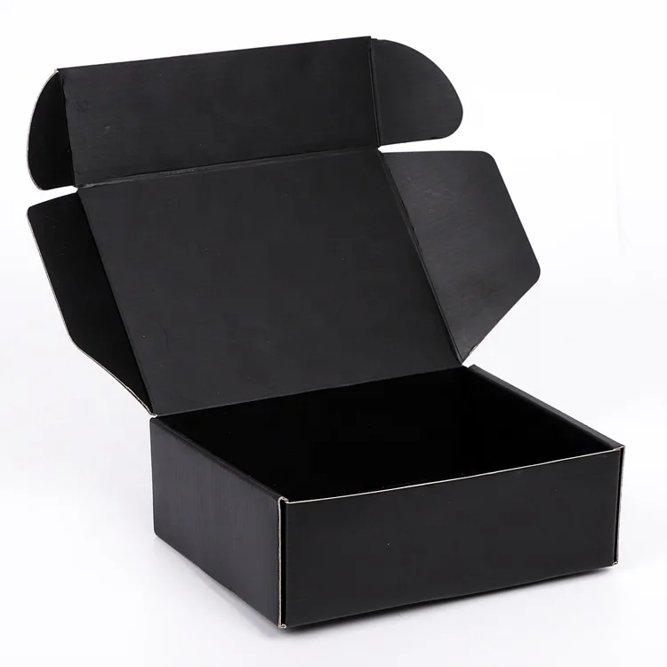  Guangdong custom reverse print brown tuck up paper cardboard garment packing shipping mail