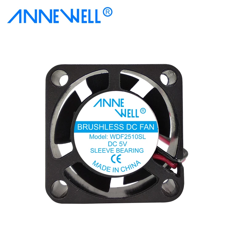 2510 25x25 25mm Dc Fan Cooling Mini Exhaust Ventilation 12v Dc Brushless Fan 25x25x10 Mm