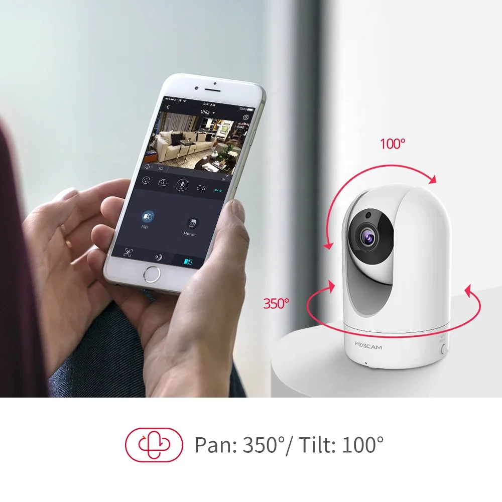 Внутренняя камера безопасности Foscam R2M 1080P FHD IP CCTV мини-камера