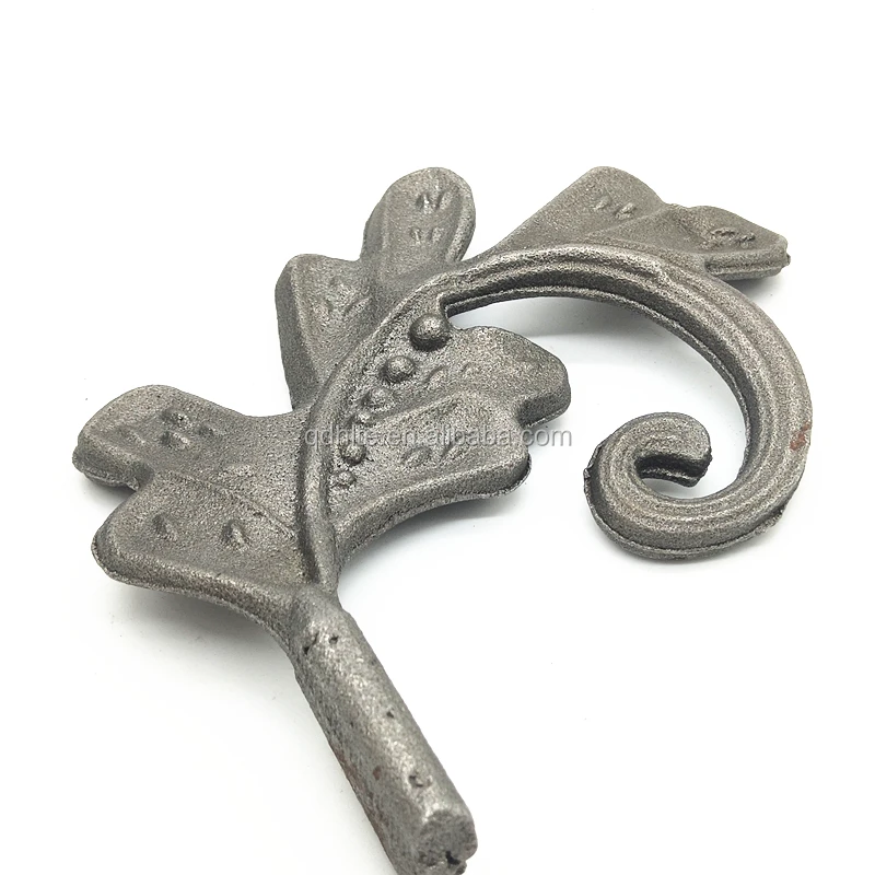 HLT cast steel rosettes flowers wrought iron flowers fence steel ornamental flowers and leaves