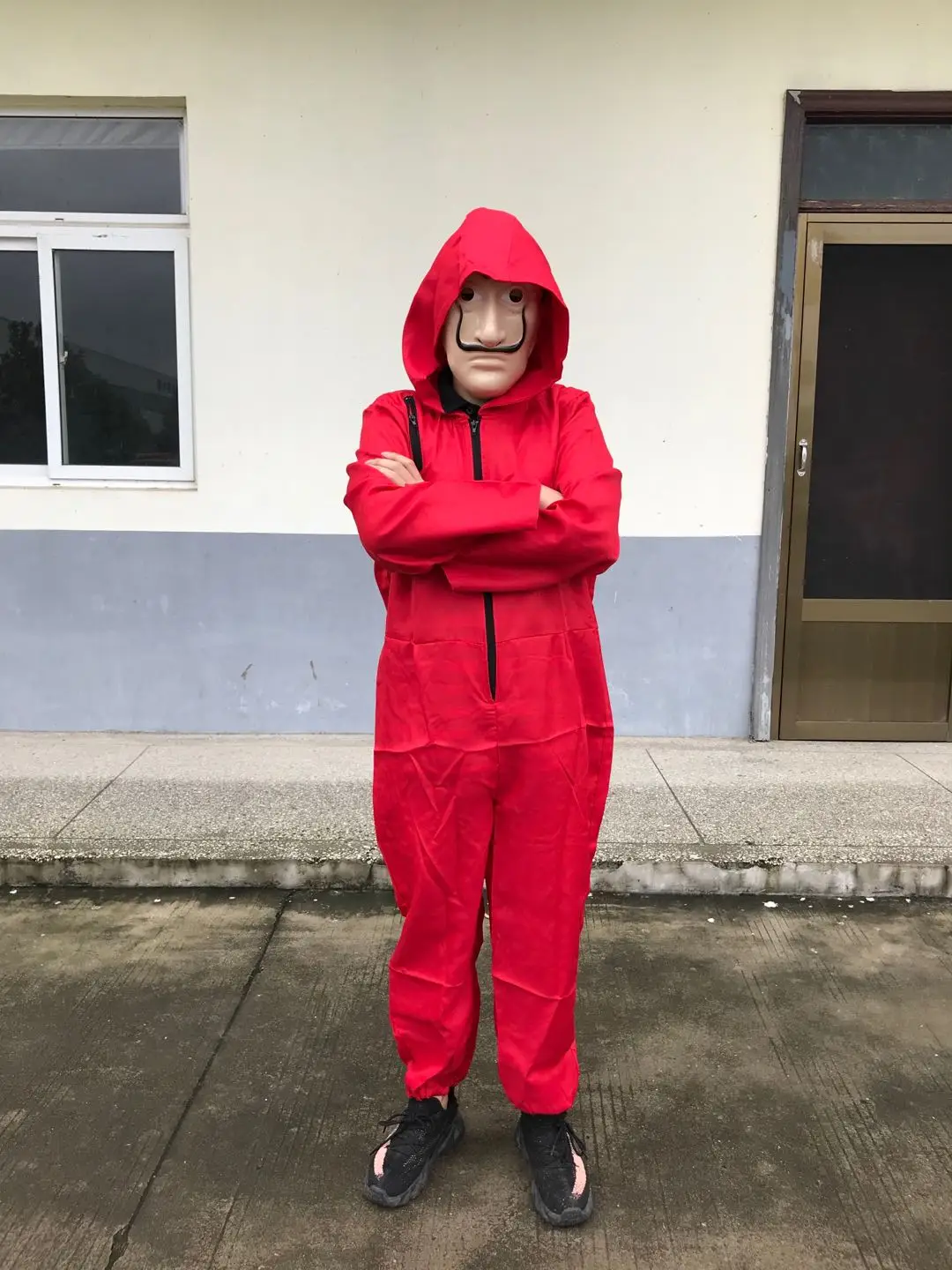 Маска бумажная для мужчин и женщин, бумажный дом, бумажный дом, грабитель дали, карнавал на Хэллоуин, Рождество, дали