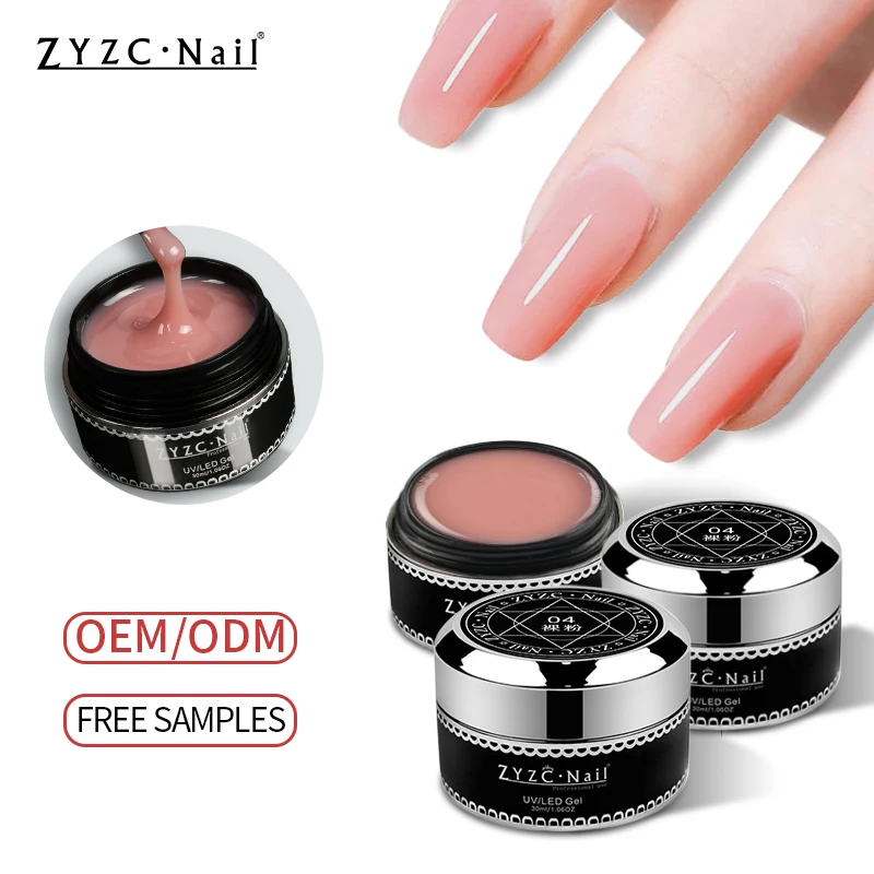 ZYZC OEM Nail Gel Extension clear abs acrylic extension cover soft gel