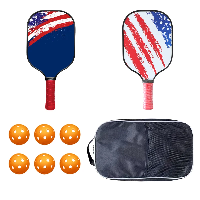 pickle ball paddle accessories carbon fiber pickleball paddle glassfiber pickleball rackets set of 4