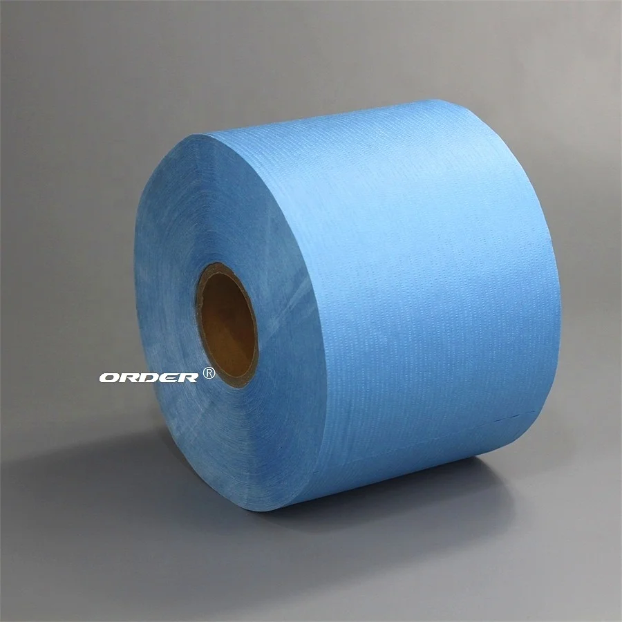Factory Manufacture jumbo Roll non-woven absorbs oils All-Purpose industrial medium-duty Cleaning Rags