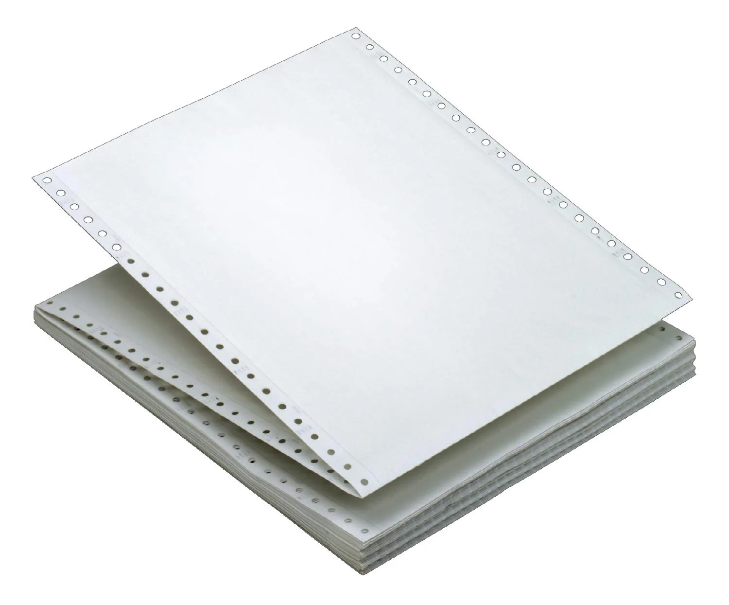 4ply white Continuous Computer Forms Carbonless Paper 1/2/3/4plys 9 .5'x5.5'/11'