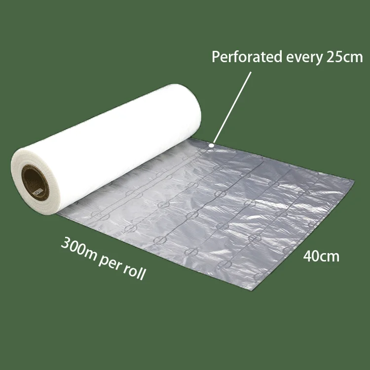 HDPE Logistics Packaging Bubble Film Wrap Air Cushion Pillow Plastic Roll For Protective Package Machine