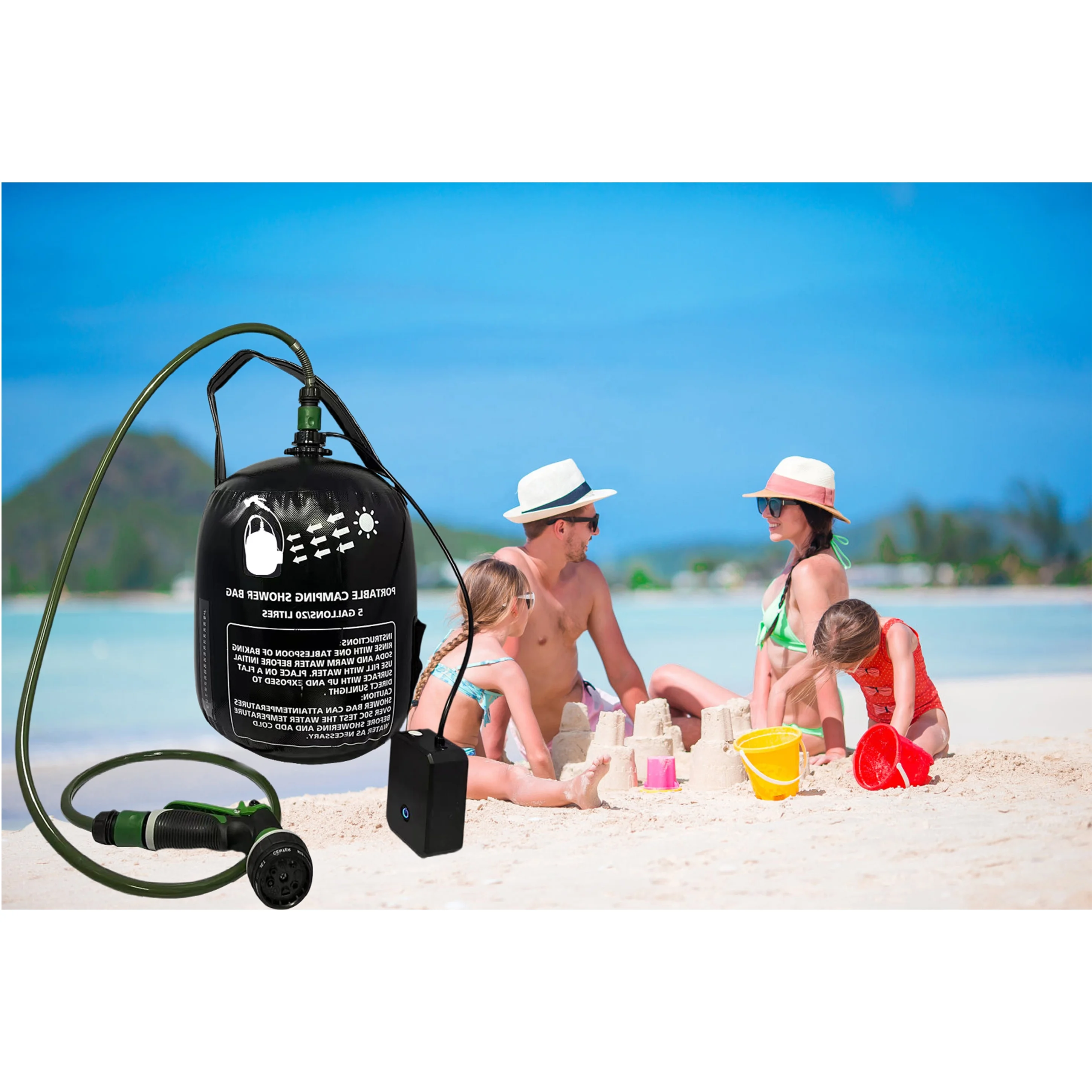 Variable speed shower pump
